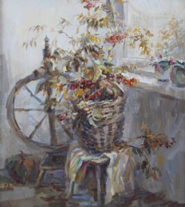 Осенний натюрморт, холст, масло, 2017